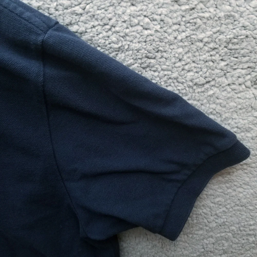 Polo by Ralph Lauren Navy Short Sleeve Polo with Yellow Pony Logo